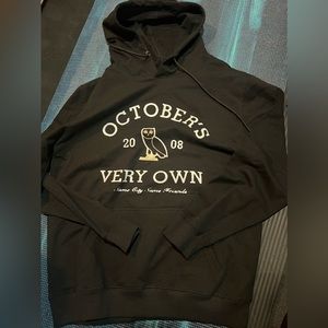 NWOT Black hoodie “October’s Own” sz youth XL never worn!